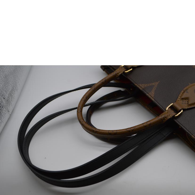 LV ルイヴィトン/オンザゴーMM新型／モノグラムジャイアント／リバース/M45321//RFI****/SAランク/89