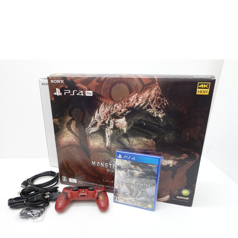 SONY ソニー/PS4Pro本体モンハンワールドエディション/CUHJ10020//5660231/Bランク/88
