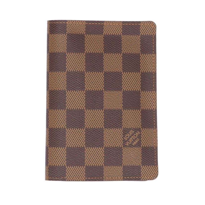 LOUIS VUITTONルイヴィトン/クーベルテュール　パスポール／ダミエ／エベヌ/N60188//CA4***/SAランク/70