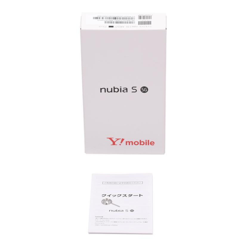 ZTE　Y！mobile ゼットティーイー　/スマートフォン／nubia　S　5G　128GB/A403ZT//320246972036/Aランク/75