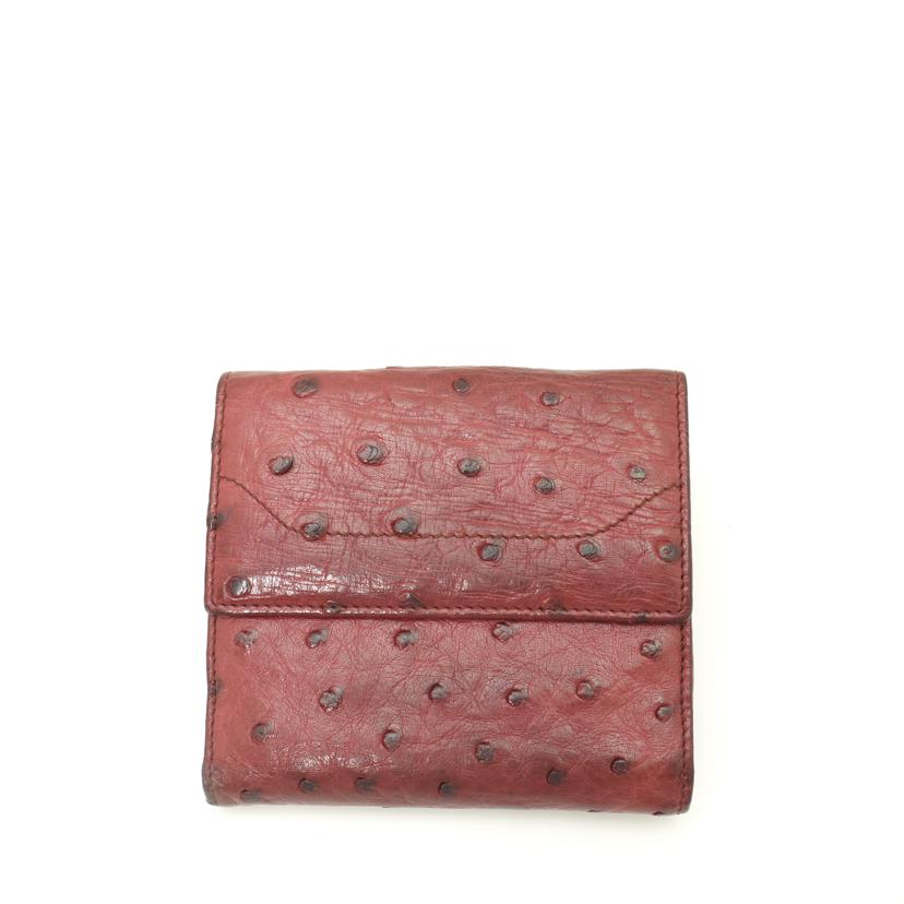 GUCCI グッチ/Wホックジャッキー二つ折り財布／ワインレッド/141435//366*/ABランク/69