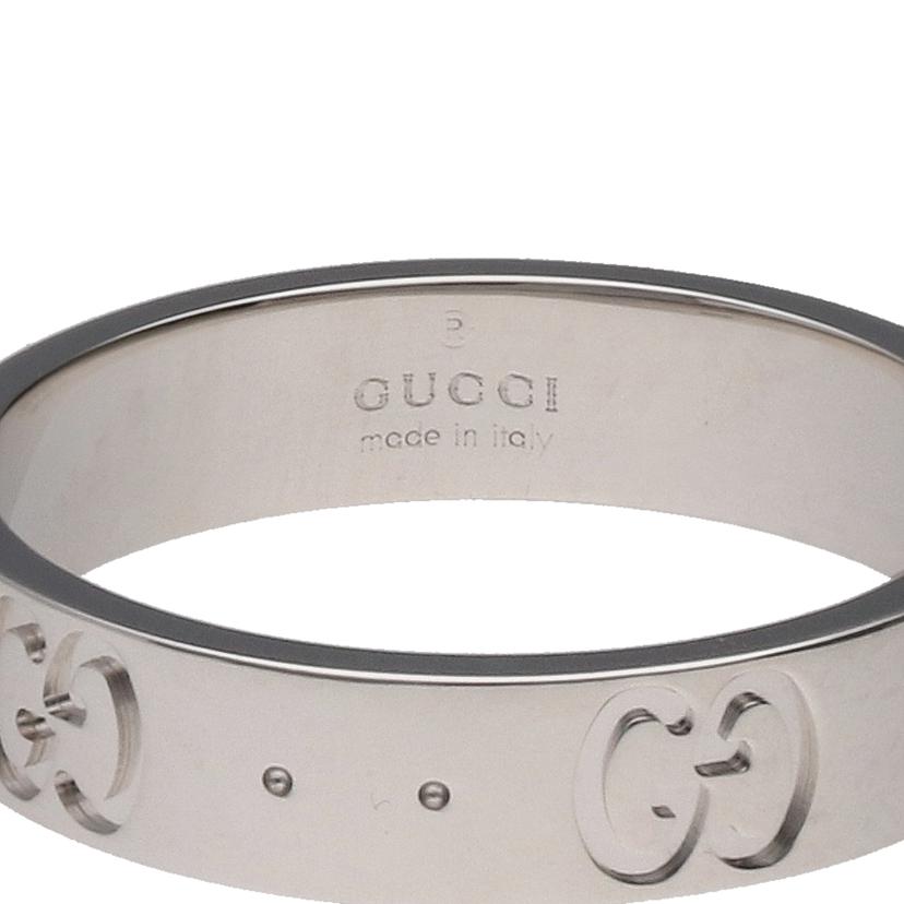 GUCCI グッチ/GGアイコンリング／750WG/ｻｲｽﾞ:10//☆1895MI/Aランク/91