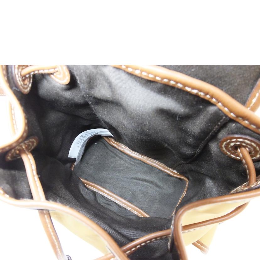 POLO　RALPH　LAUREN ポロ　ラルフローレン/レザートリムツイル　バックパック/Bellport//Aランク/88