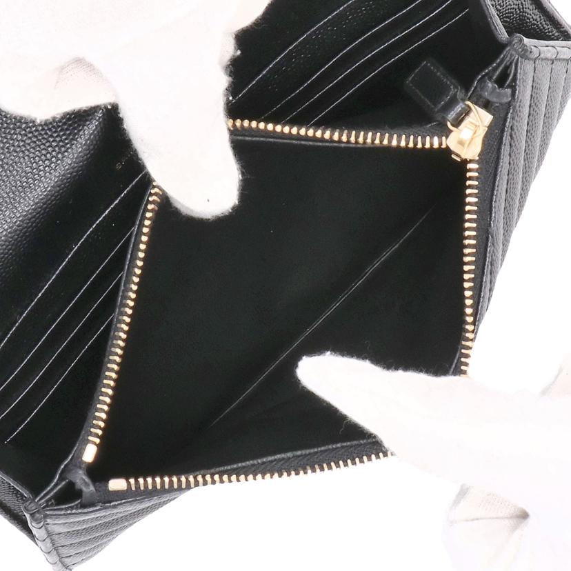 SAINT　LAURENT サンローラン/カサンドラエンベロープチェーンウォレット/393953//081/Aランク/24