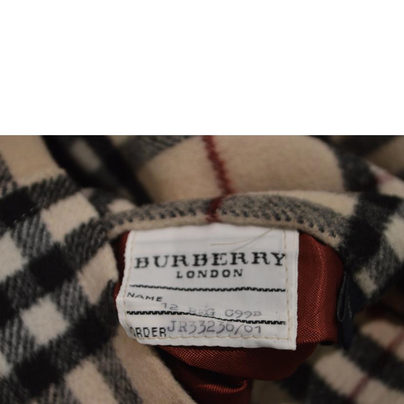 BURBERRY バーバリー/ノバチェックウールレディースコート／／Mサイズ（UK12）/JR33236/01//ABランク/89