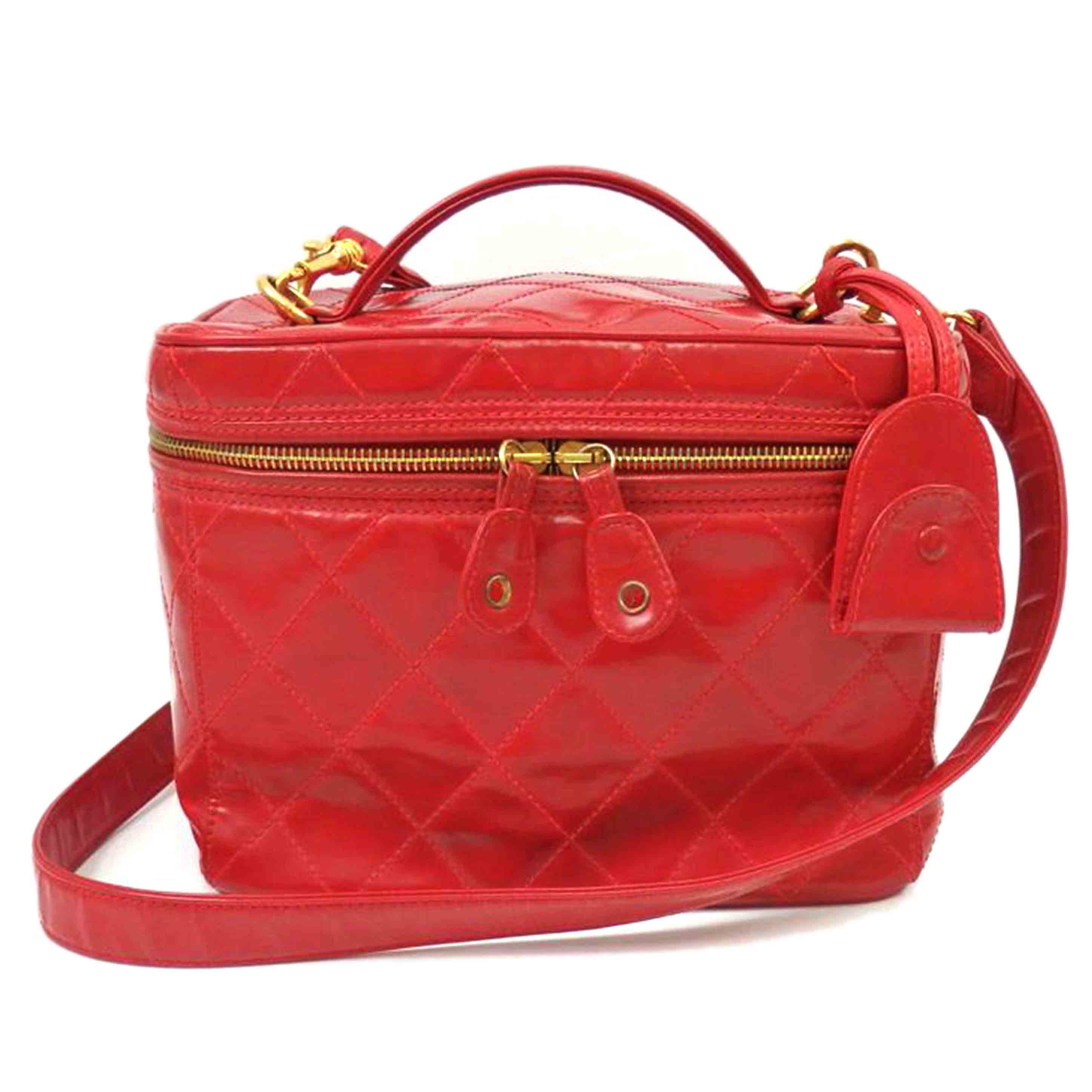 CHANEL /マトラッセパテントショルダーバニティ //412****/Bランク/25
