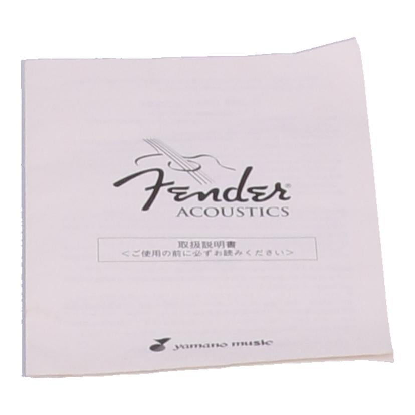 FENDER　ACO フェンダーアコースティック　/アコースティックギター/CD-60NAT//CSI08000502/Bランク/67