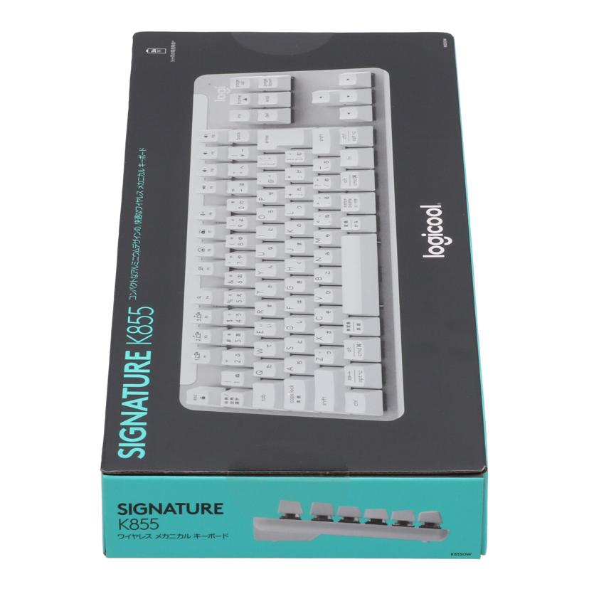 Logicool ロジクール　/ワイヤレスキーボード未使用/K855OW//2316GT071W19/Sランク/77