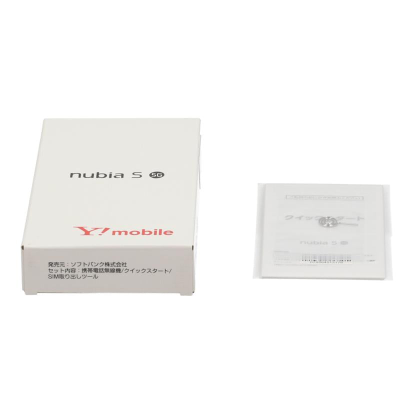 ZTE　SIMロックなし ゼットティーイー　/スマートフォン／nubia　S　5G　128GB/A403ZT//320447002837/Aランク/69