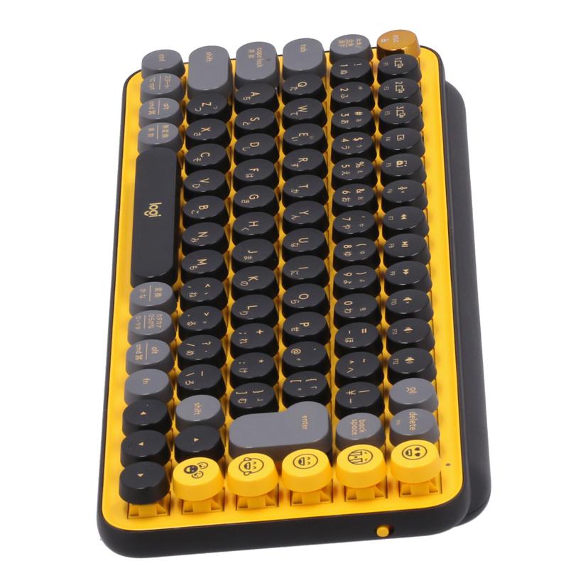 Logicool ロジクール　/ワイヤレスキーボード／POP　KEYS　茶軸　/K730YL YR0080 //2203GT024NTS/Bランク/77