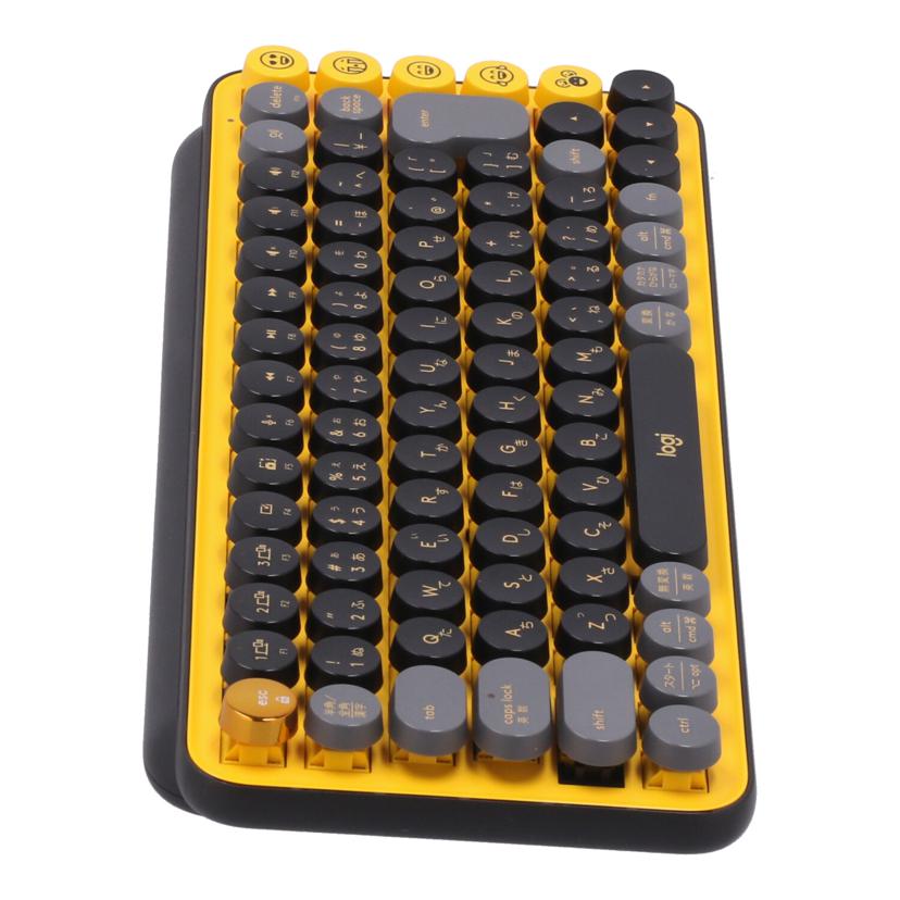 Logicool ロジクール　/ワイヤレスキーボード／POP　KEYS　茶軸　/K730YL YR0080 //2203GT024NTS/Bランク/77