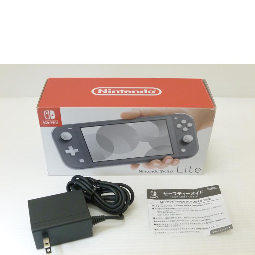 nintendo 任天堂/ニンテンドースイッチLite本体グレー/HDH-S-GAZAA//XJJ10015466982/ABランク/88