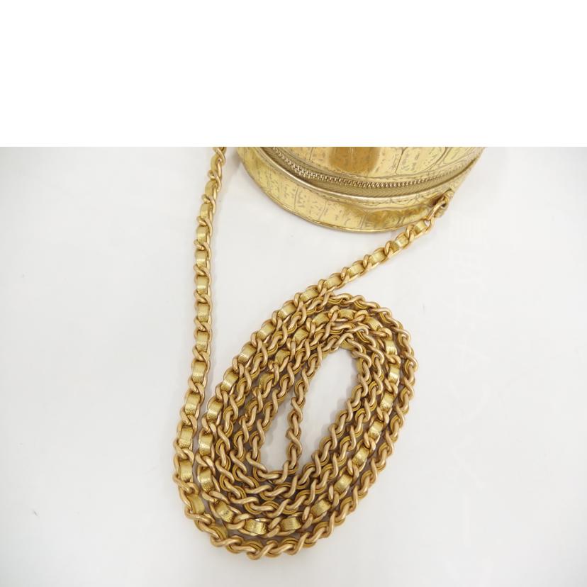 CHANEL シャネル/ココマーク／クロコ型押しラウンドチェーンショルダー//281*****/ABランク/82