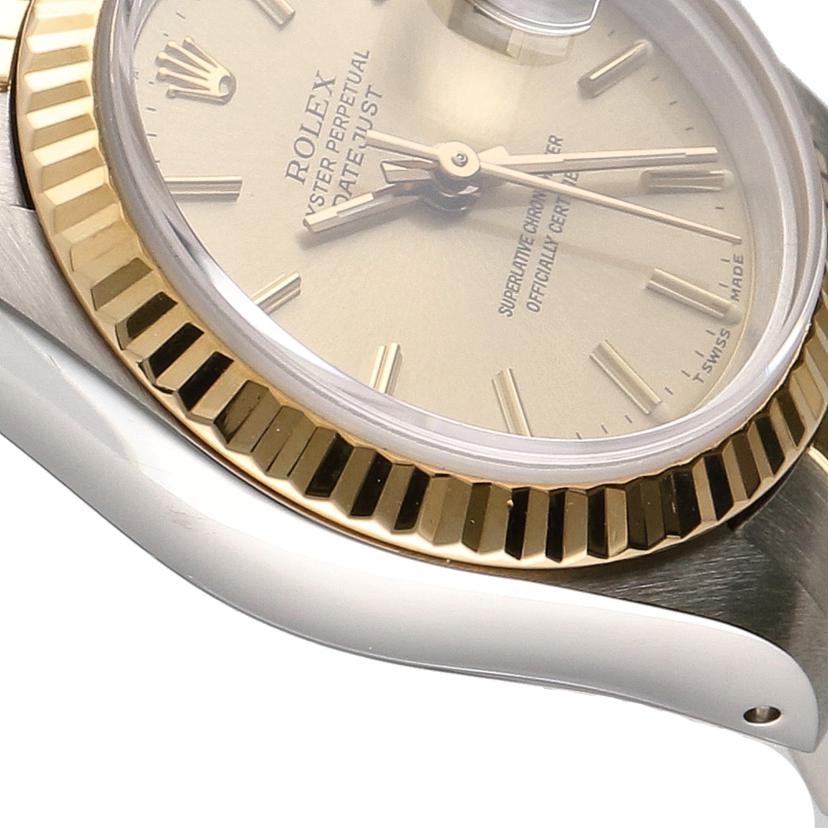 ROLEX ロレックス/デイトジャスト・レディース・SS×YG／9番/69173//966**********/Aランク/75