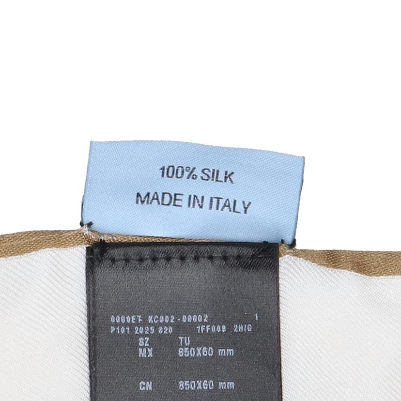 PRADA プラダ/PRADA／ロゴプリントシルクスキニースカーフ//Aランク/75