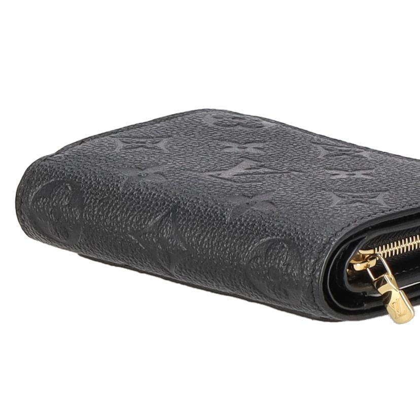 LOUIS　VUITTON ルイ・ヴィトン/ポルトフォイユ・クレア　モノグラム・アンプラント／ノワ－ル/M80151//RFI*/SAランク/93