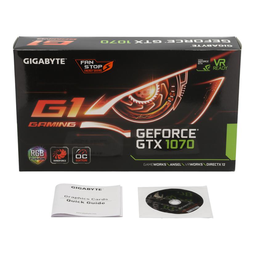 グラフィックボード・グラボ・ビデオカード GIGABYTE GV-N1070G1 GAMING 8GD Amazon | GIGABYTE ビデオカードGEFORCE GTX 1070搭載 GV-N1070G1