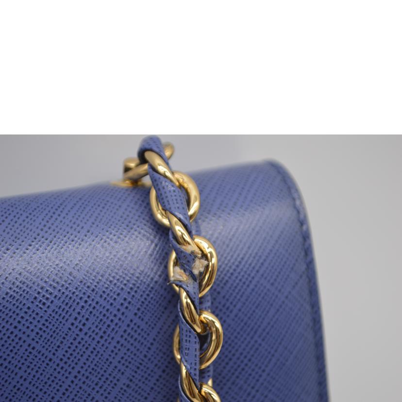 Ferragamo フェラガモ/ヴァラリボンチェーンレザーショルダー/AU-21/E1480//Bランク/89