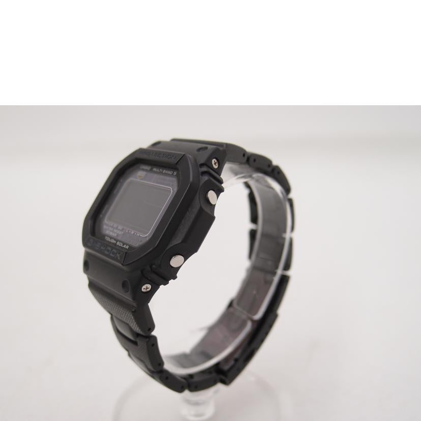 ＣＡＳＩＯ カシオ　腕時計　デジタル　ステンレス　3063　ＭＵＬＴＩＢＡＮＤ5　オールブラック/Ｇ－ＳＨＯＣＫ／５６００シリーズ／電波ソーラー/GW-M5600BC-1BJF//202*****/Aランク/69