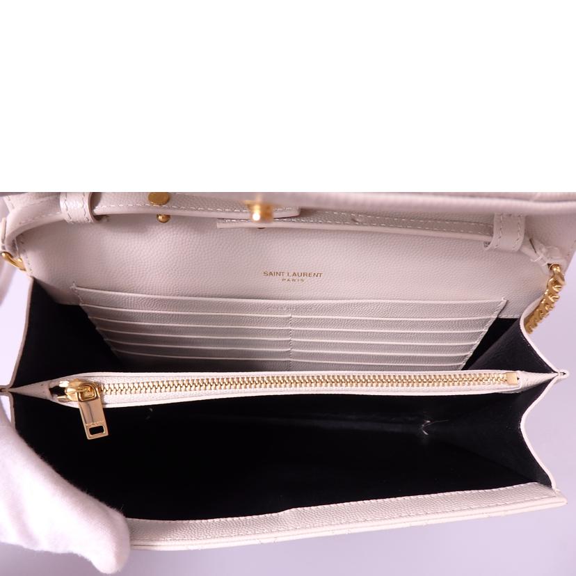 SAINT　LAURENT サンローラン/ミニマトラッセチェーンウォレット/GUE620280・1121//Aランク/76