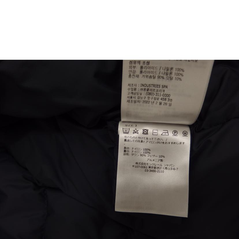 MONCLER モンクレール/MONCLER 22AW GIE GIUBBOTTO/ネイビー//Bランク/82