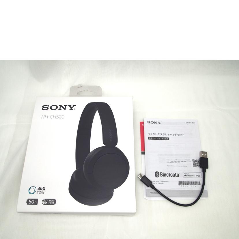 SONY ソニー/ワイヤレスヘッドホン/WH-CH520//Bランク/76