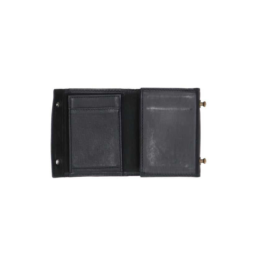 m＋ ミッレフォッリエ/エムピウ／コンパクト財布／ブラック//Bランク/18