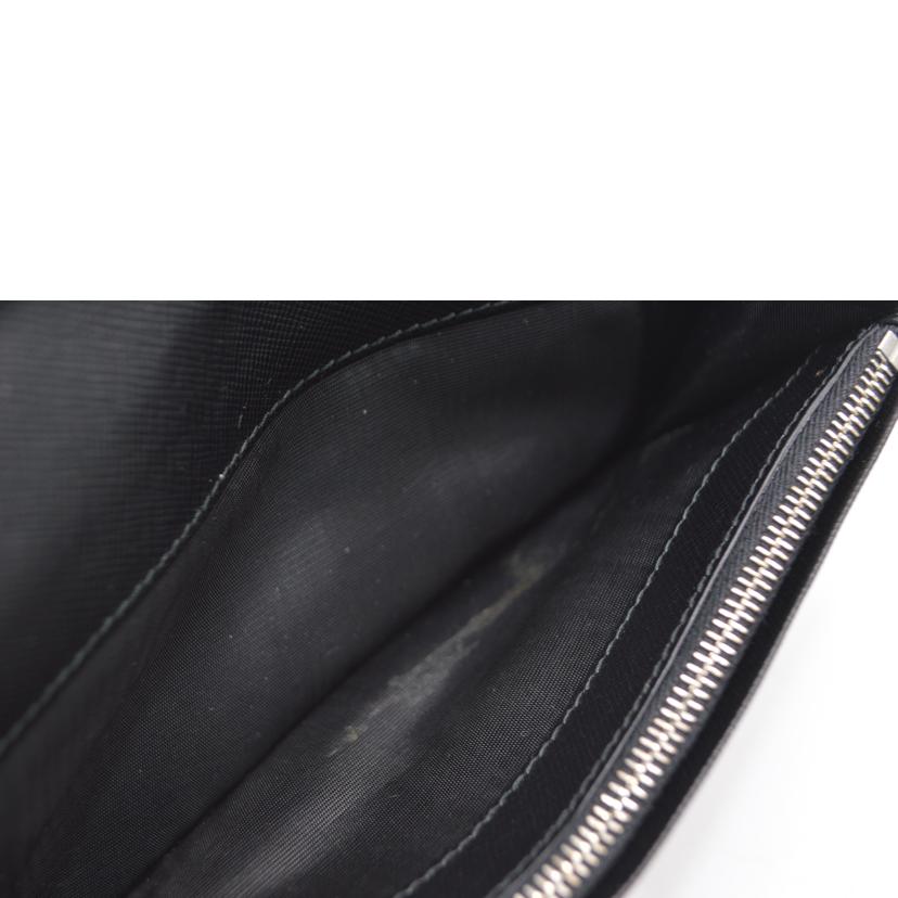 PRADA プラダ/サフィアーノメタルジップレザー長財布／ネロ/1M1133//164/ABランク/89