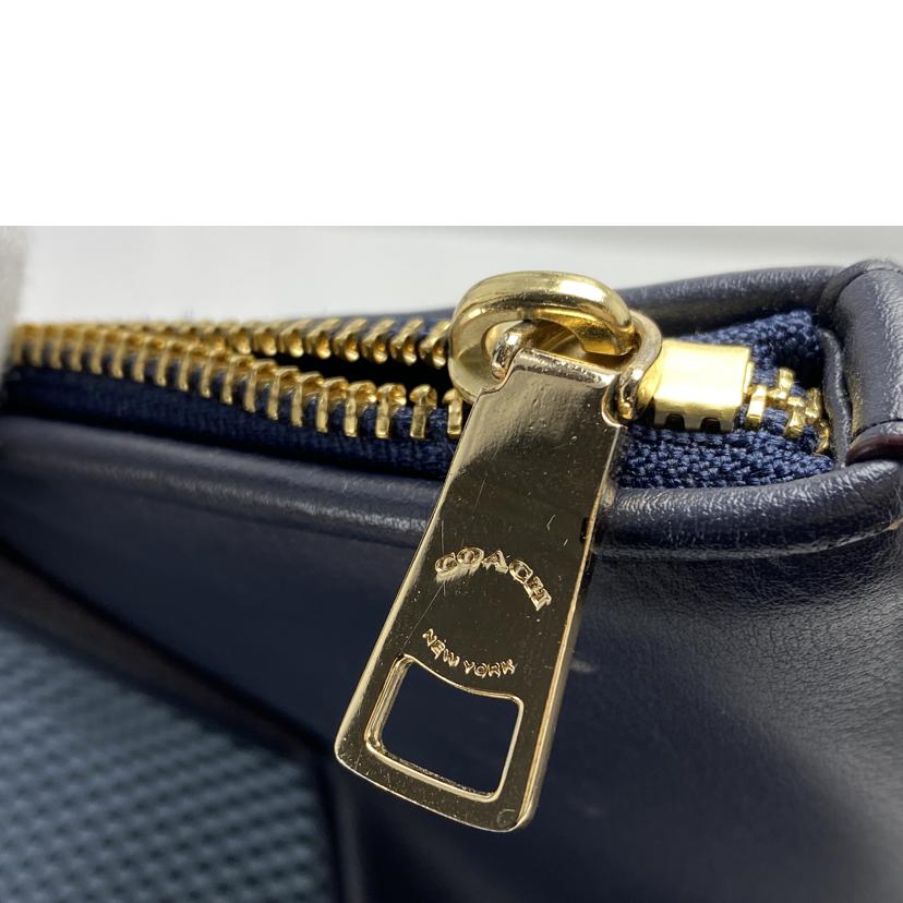 COACH COACH/レザー×キャンバス トートバッグ/F57246//A17**/Bランク/52