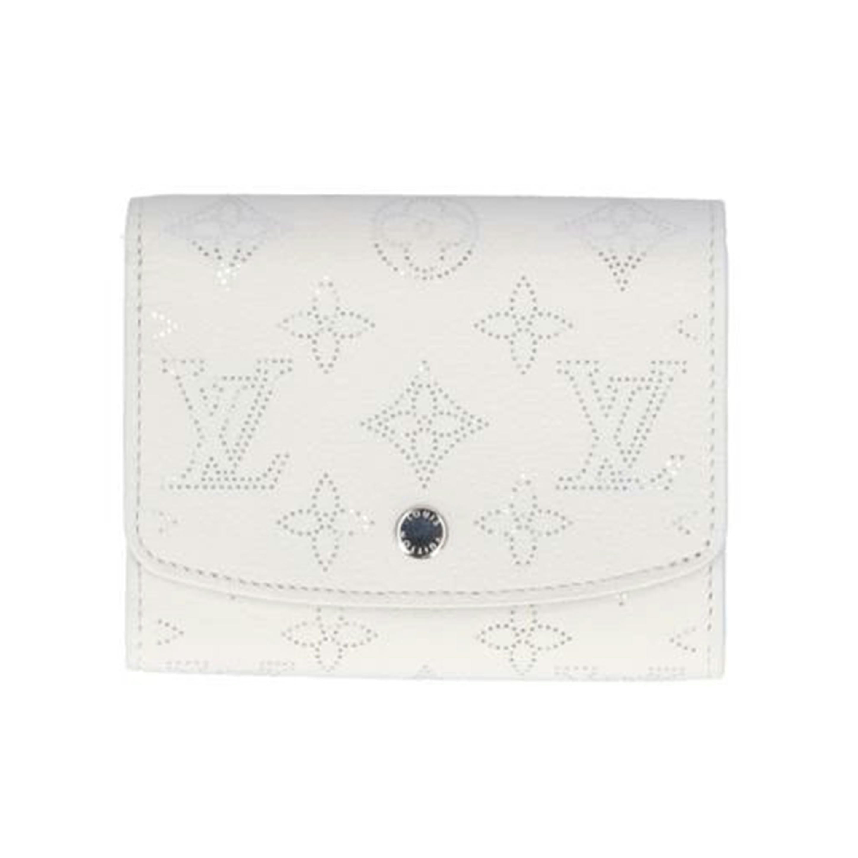 LOUIS　VUITTON ルイヴィトン/ポルトフォイユ・イリスコンパクト／マヒナ／ホワイト/M12682//RFI*/SAランク/91