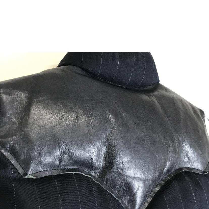 ROCKY　MOUNTAIN　FEATHER　BED ロッキーマウンテンフェザーベッド/レザー切替ダウンベスト/450-452-02//Bランク/51