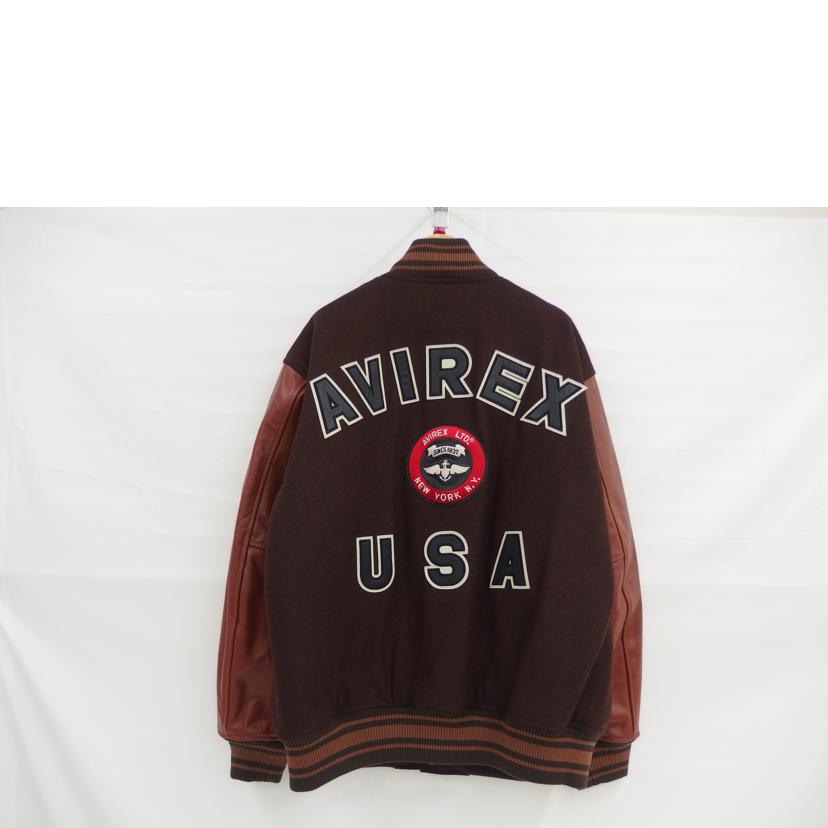 AVIREX アヴィレックス/AVIREXシグネチャーヴァーシティジャケット／ブラウン/783-3952013//Aランク/82