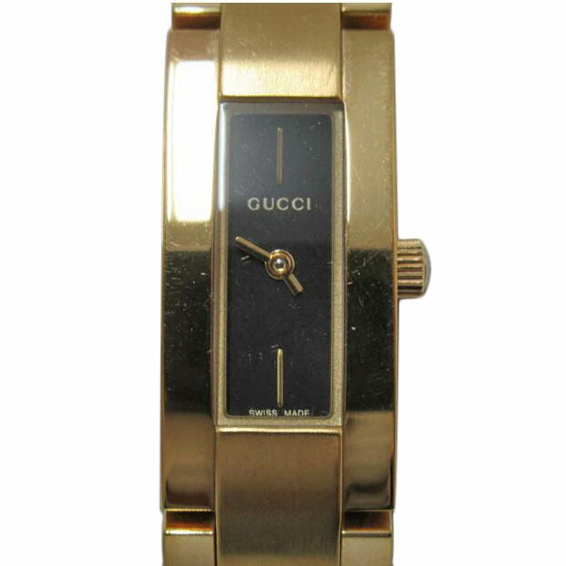 GUCCI グッチ/スクエアフェイスウォッチ・ゴールド／レディース／クオーツ/4600L//003****/Bランク/63