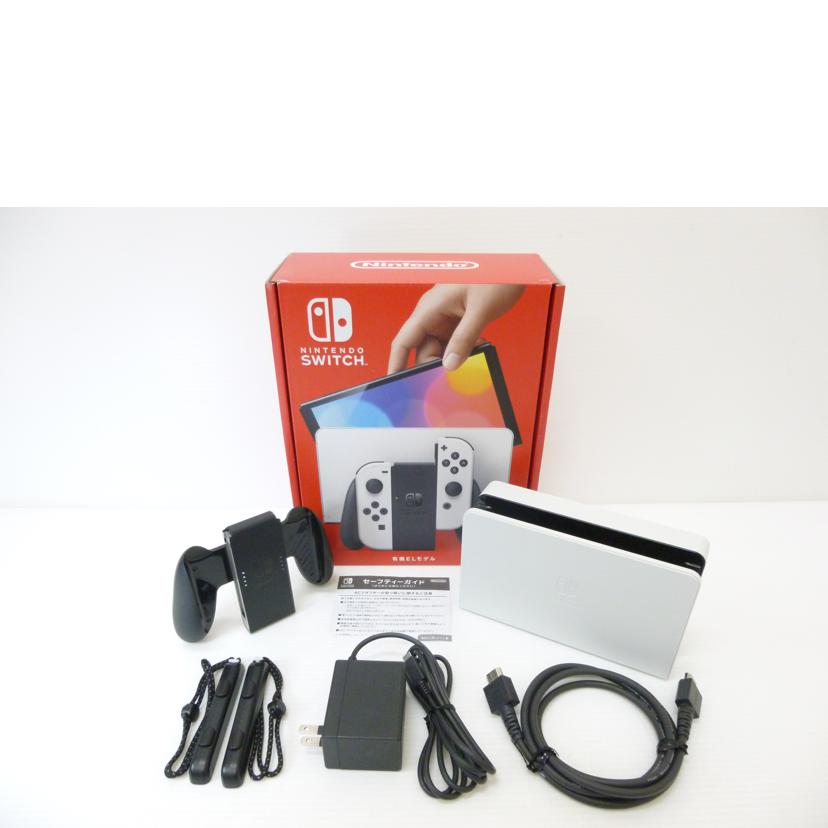 nintendo 任天堂/有機ELモデルスイッチ本体ホワイト/HEG-S-KAAAA//XTJ70886458974/Bランク/88