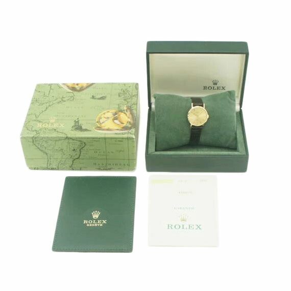 ROLEX ロレックス/チェリーニ・シャンパン／18Kケース／W番/4109/8//W00****/ABランク/67