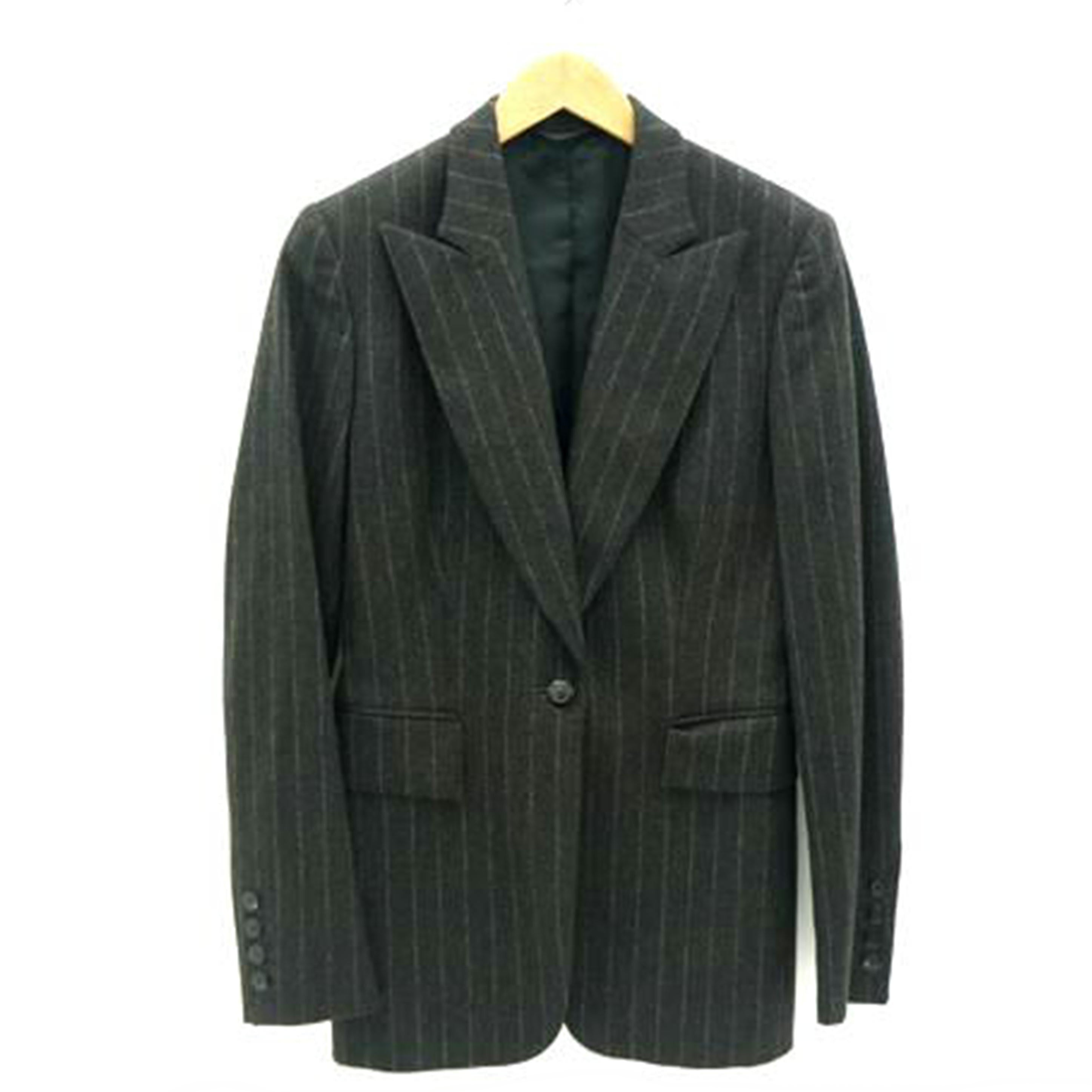 GUCCI グッチ/ストライプウールジャケット／グレー//ABランク/18