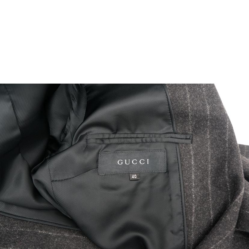 GUCCI グッチ/ストライプウールジャケット／グレー//ABランク/18