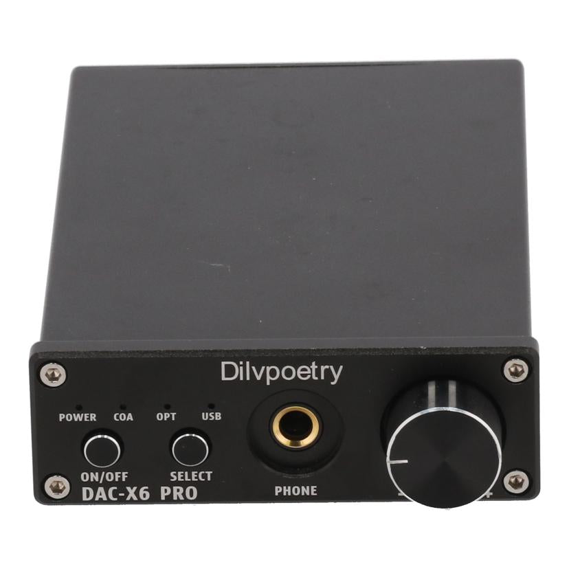 Dilvpoetry Shenzhen/ヘッドホンアンプ/DAC-X6 PRO//-/Bランク/62
