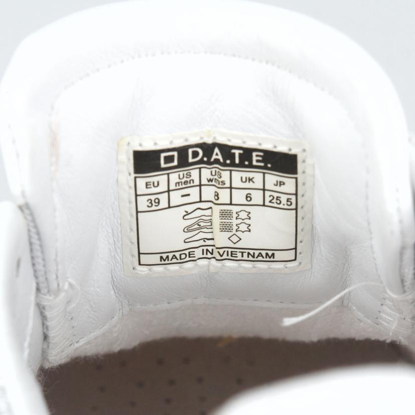 D．A．T．E デイト/FUGA　DRAGON　WHITE－COCCO／スニーカー/W401-FG-DR-CCJ//Aランク/93