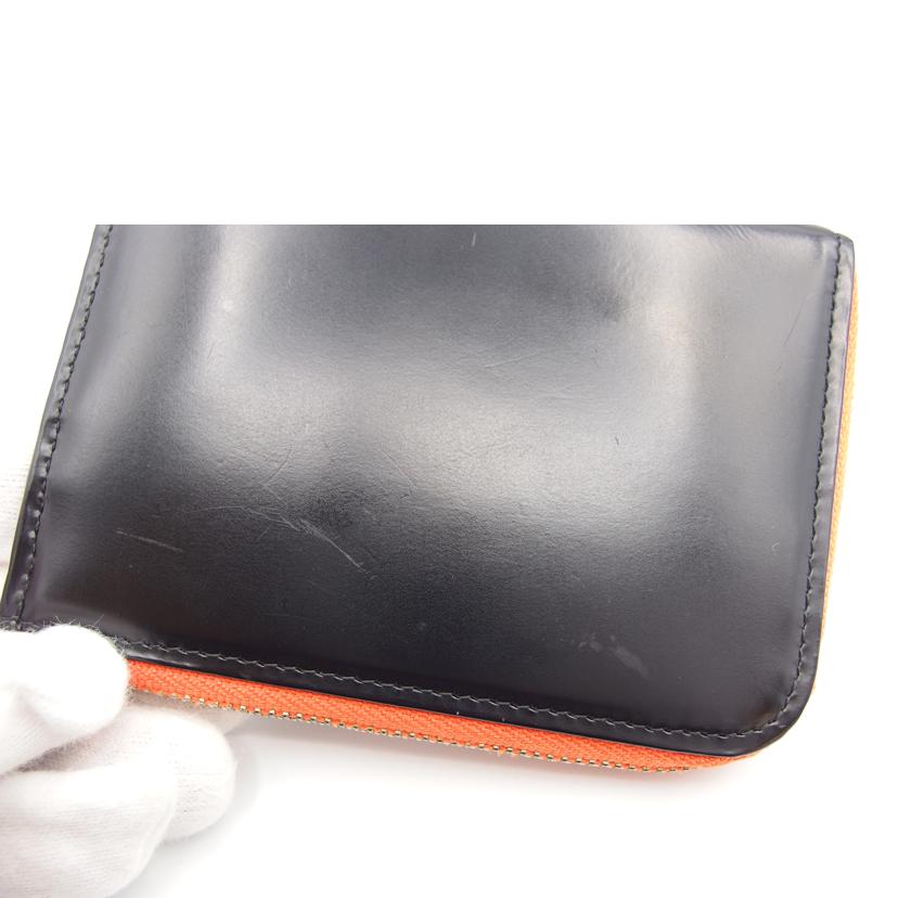 PORTER ポーター/レザーマルチウォレット／ブラック×オレンジ/384-02952//ABランク/04