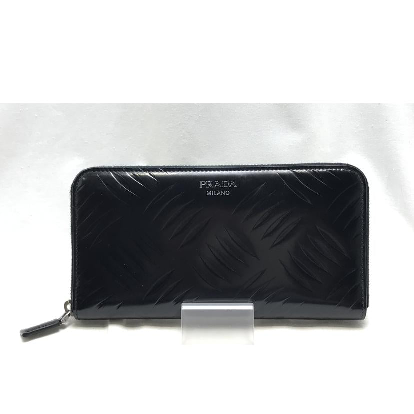 PRADA プラダ/ブラッシュドレザー長財布/2ML317//ICﾁ***/Aランク/51
