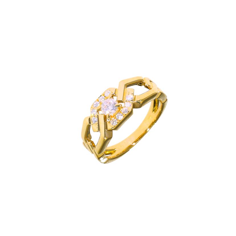 /　Ｋ１８ダイヤリング０．２０ｃｔ//Aランク/63