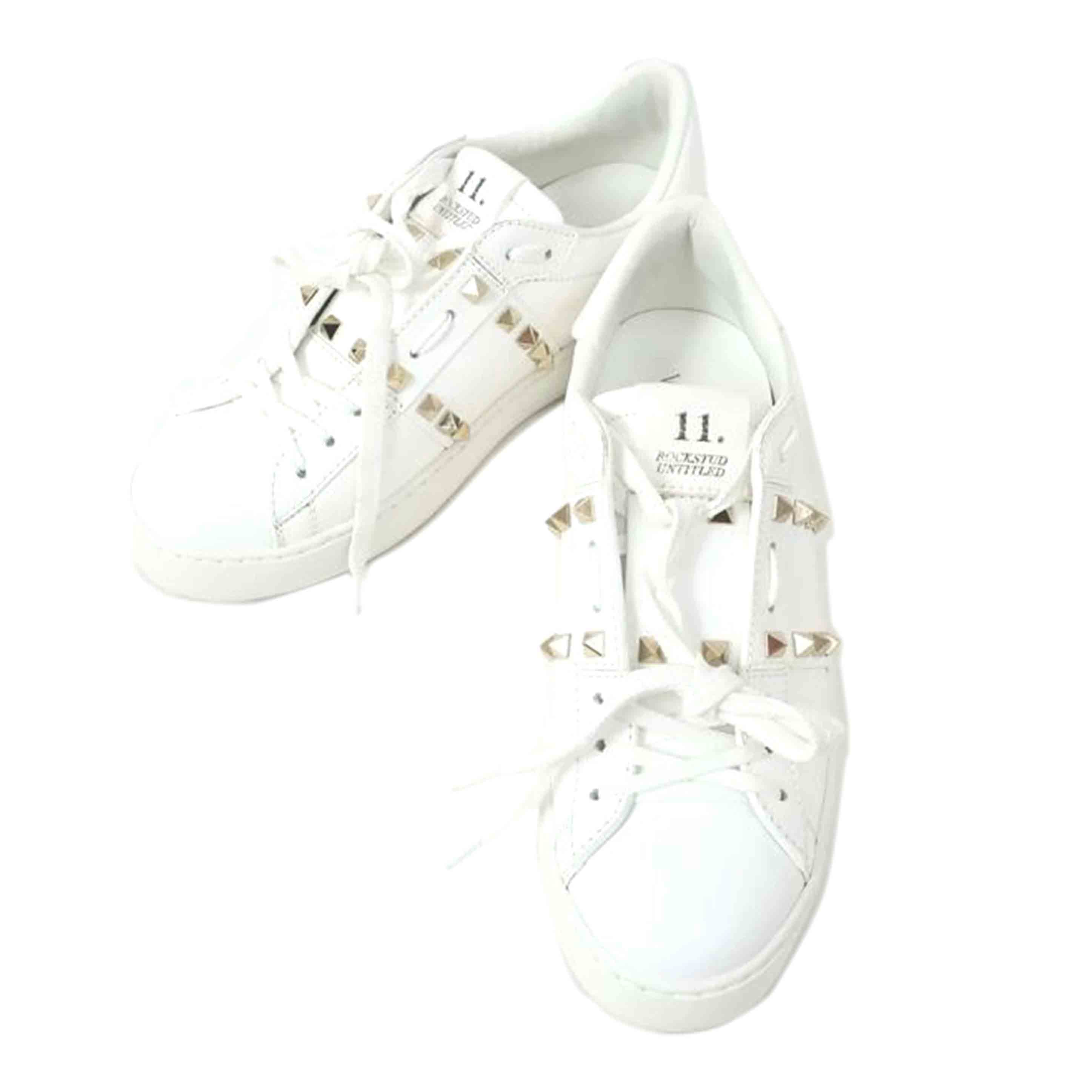 VALENTINO　GRAVANI ヴァレンティノガラヴァーニ/ロックスタッズ　アンタイトルドスニーカー　約25．0cm相当　ホワイト//ABランク/65
