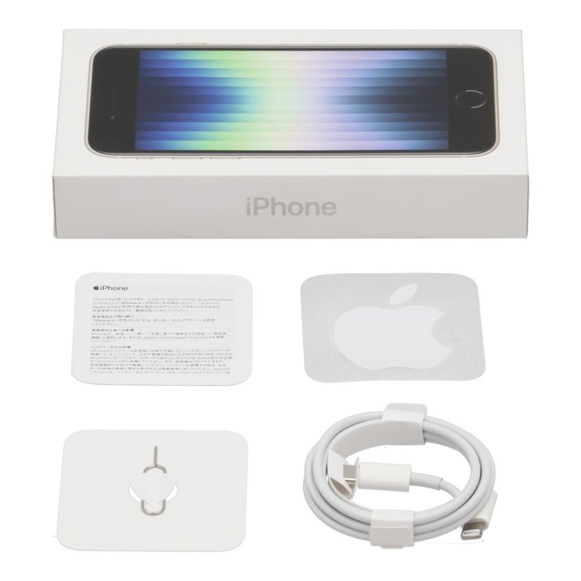 Apple SIMフリー アップル /iPhone SE 第3世代 128GB/MMYG3J/A//DJ9CG44R0G/Bランク/69