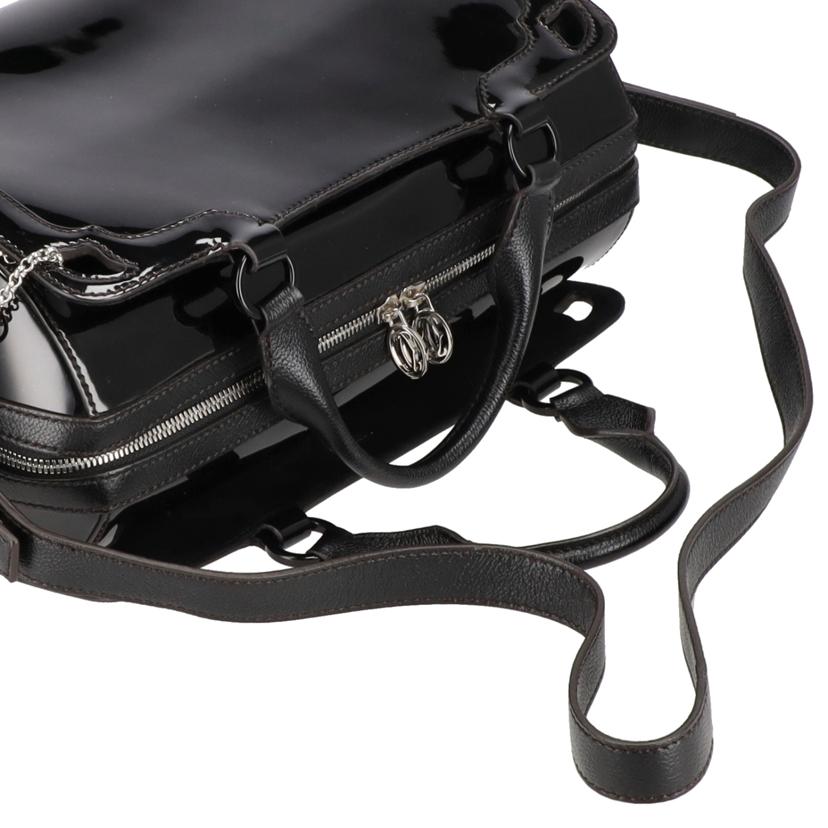Cartier カルティエ/マルチェロパテントレザー2WAYボストン//EU **/SAランク/75