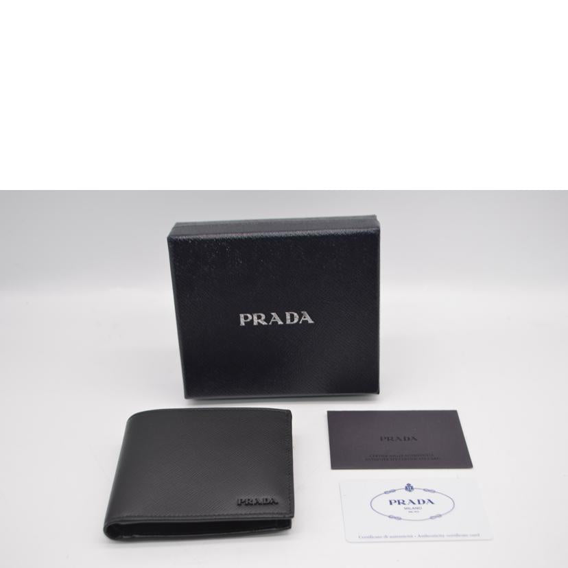 PRADA プラダ/■サフィアーノマルティックレザー財布／ネロ/2M0738//359**/SAランク/89