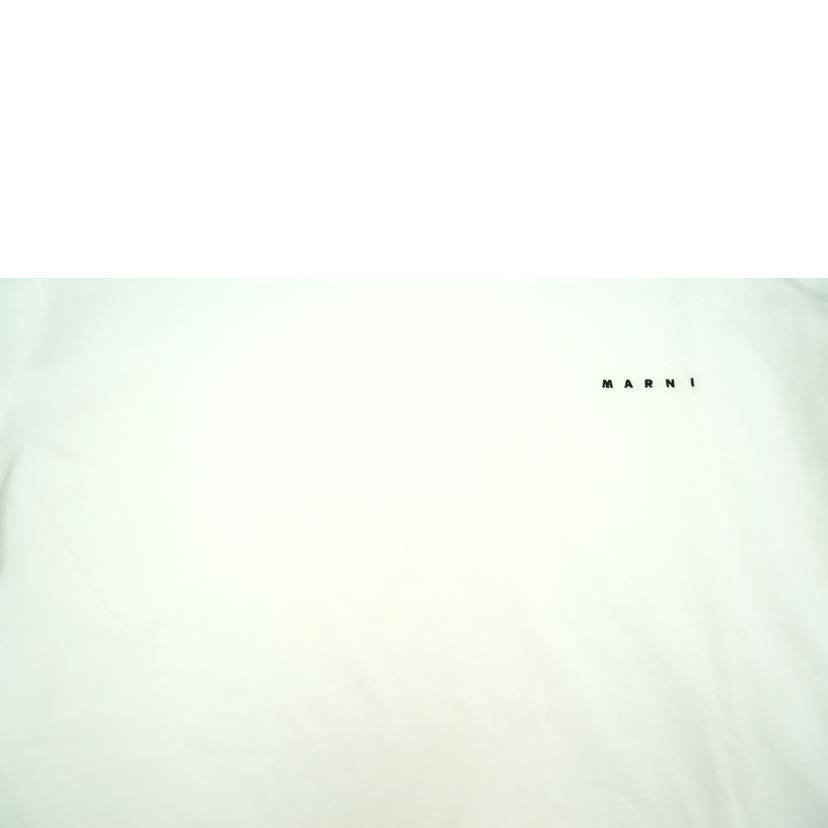 MARNI マルニ/オーガニックコットン　ロゴ　長袖Tシャツ／44／ホワイト/HUMU0242X0 UTCZ57 00W01//ABランク/01