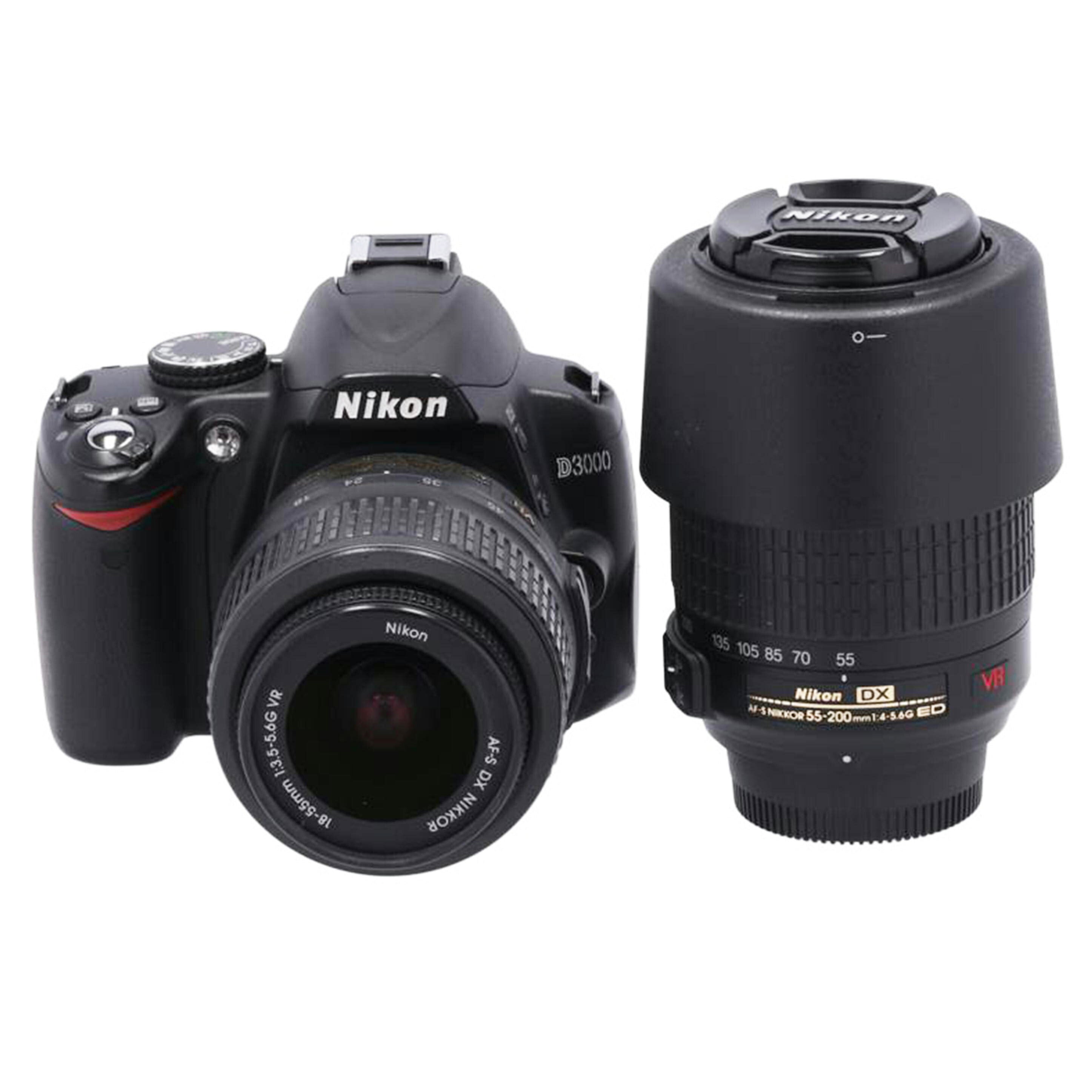 Nikon ニコン　/デジタル一眼　ダブルズームキット/D3000 ﾀﾞﾌﾞﾙｽﾞｰﾑｷｯﾄ//2107734/Bランク/69