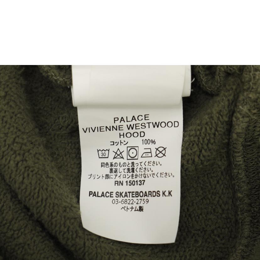 PALACE×Vivienne Westwood パレス×ヴィヴィアンウエストウッド/×VivienneWestwood Hood Olive/P26VWHD006//Sランク/69