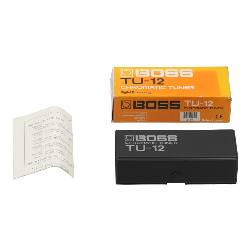BOSS ボス/チューナー／Chromatic　Tuner/TU-12//0181/Bランク/78